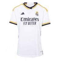 Echipament fotbal Real Madrid David Alaba #4 Tricou Acasa 2023-24 pentru femei maneca scurta